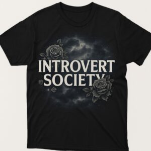 Introvert Society – Moody Rose Graphic Tee